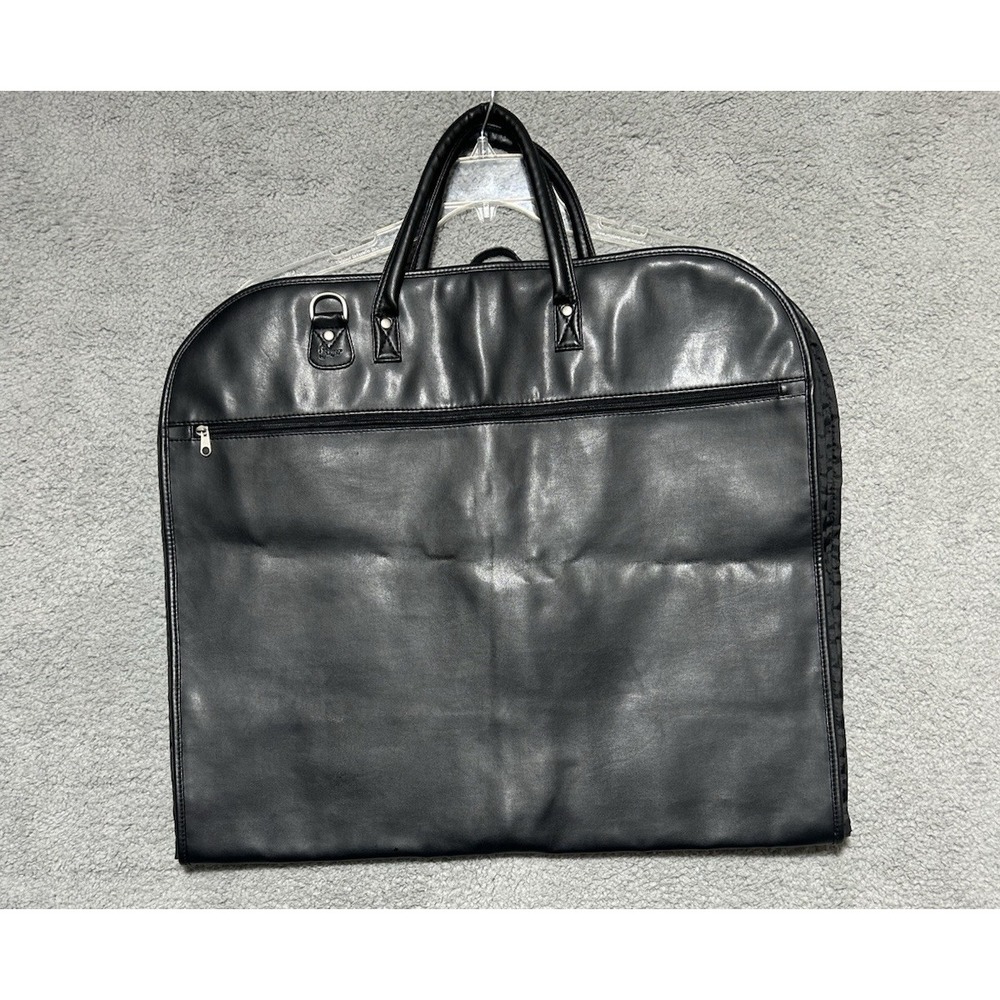 Royce‎ Black Leather Garmet Wardrobe Bag Travel Suit Bag Corporate